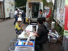 午前中はお越しになる方もチラホラ