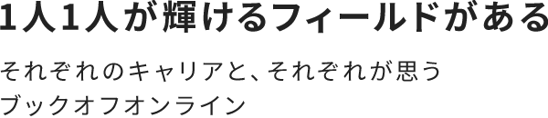 それぞれのキャリアのご紹介