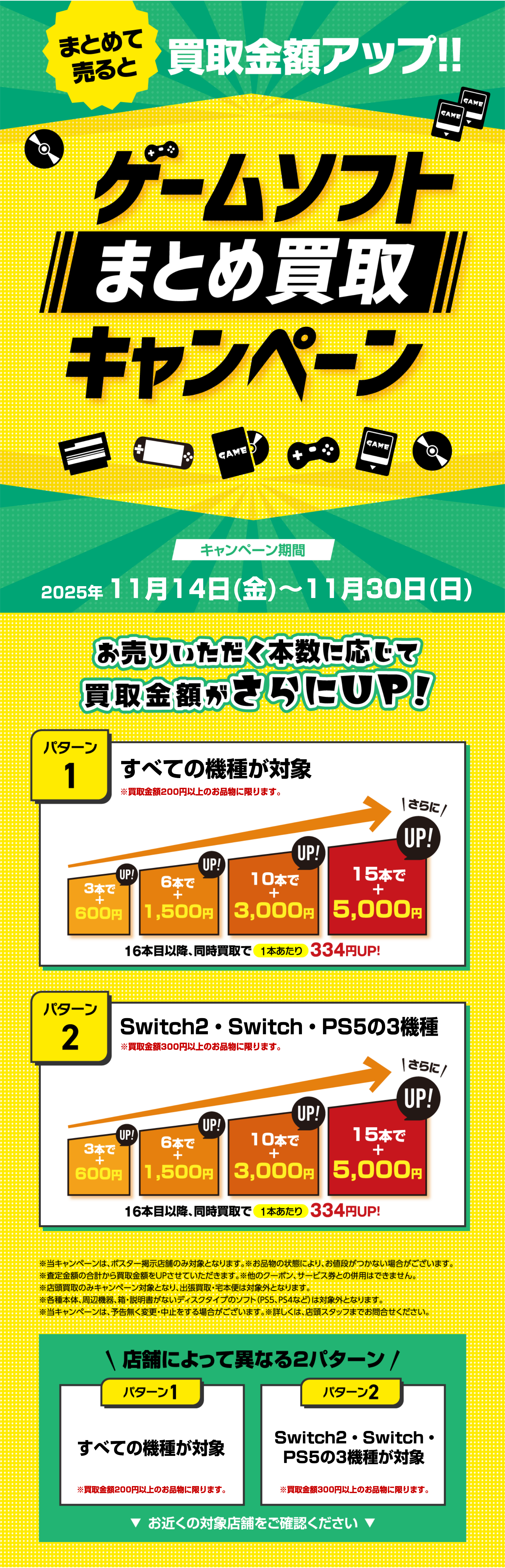 ★ゲームソフト買取キャンペーン！