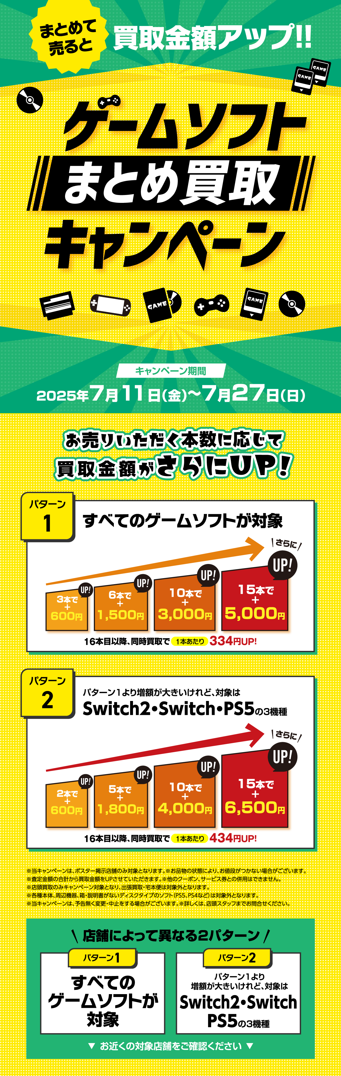 ゲームソフトまとめ買いキャンペーン