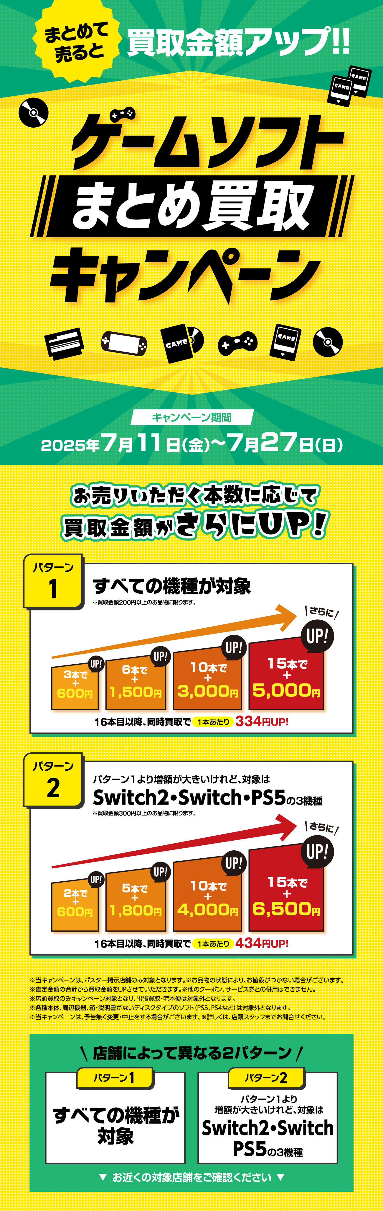 ゲームソフトまとめ買いキャンペーン